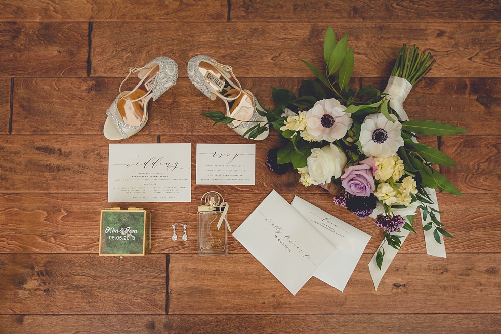details from whimsical urban woodland themed wedding photography in buffalo, ny at pearl at the webb lofts on pearl st