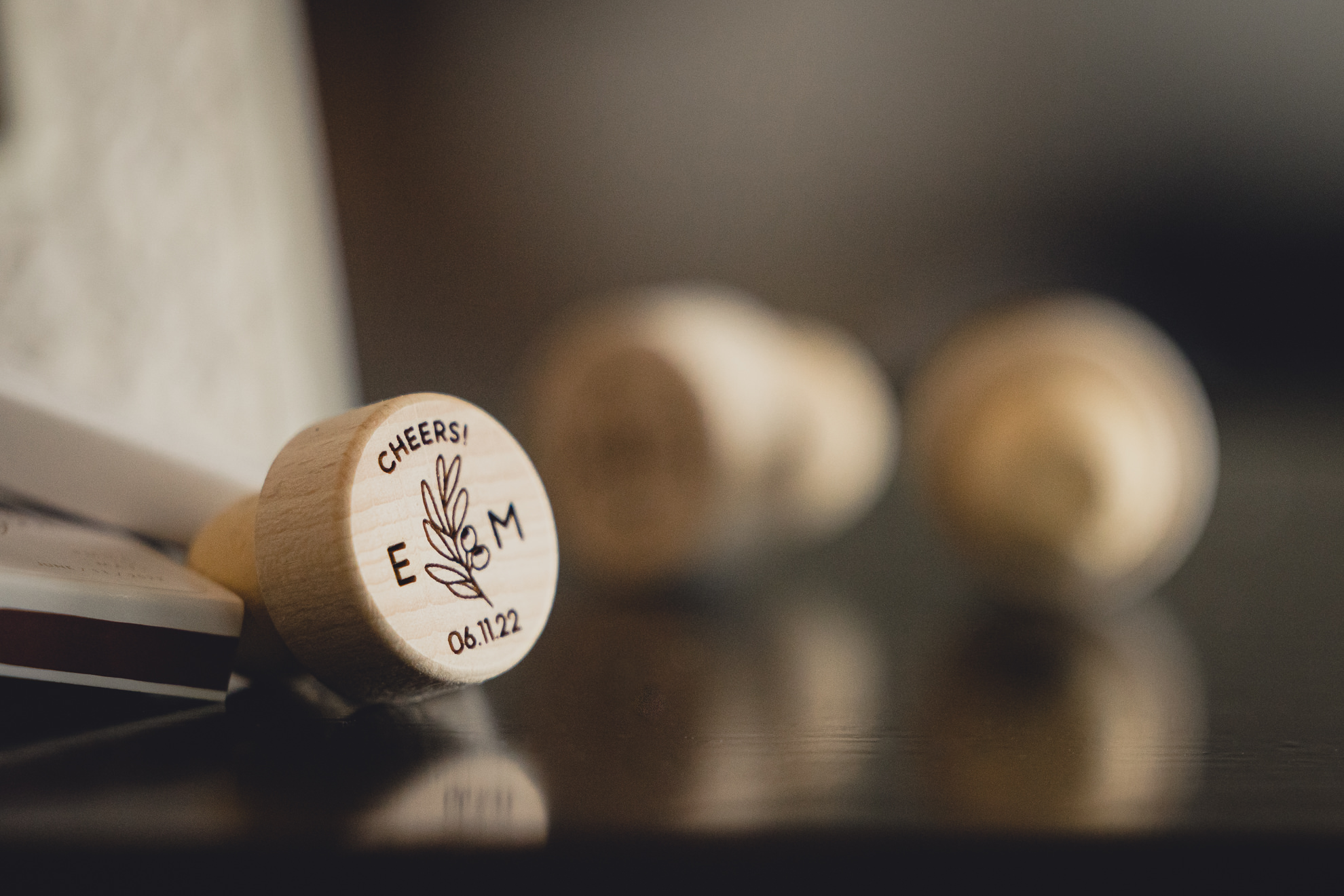 favors during wedding reception at the Niagara Falls Country Club