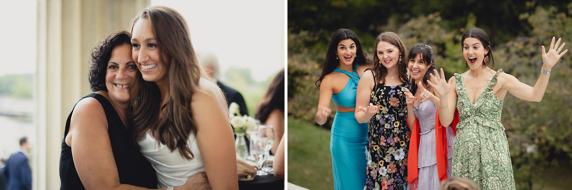 guests enjoy cocktail hour during wedding reception at the Buffalo History Museum