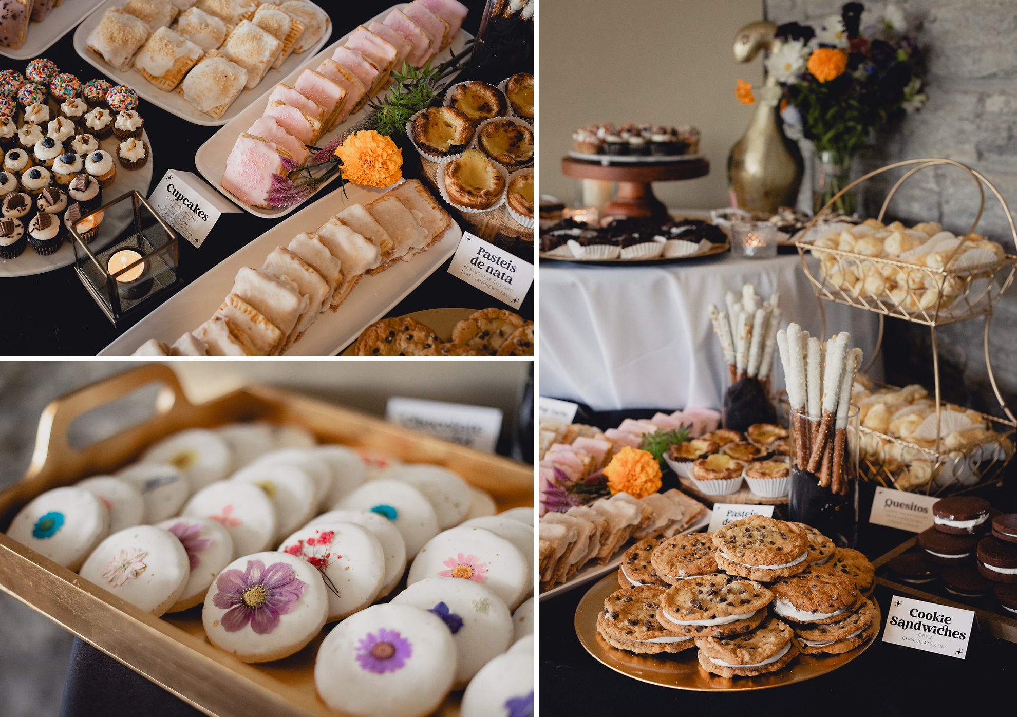 a myriad of desserts pictured inside the Terrace at Marcy Casino in Buffalo, NY