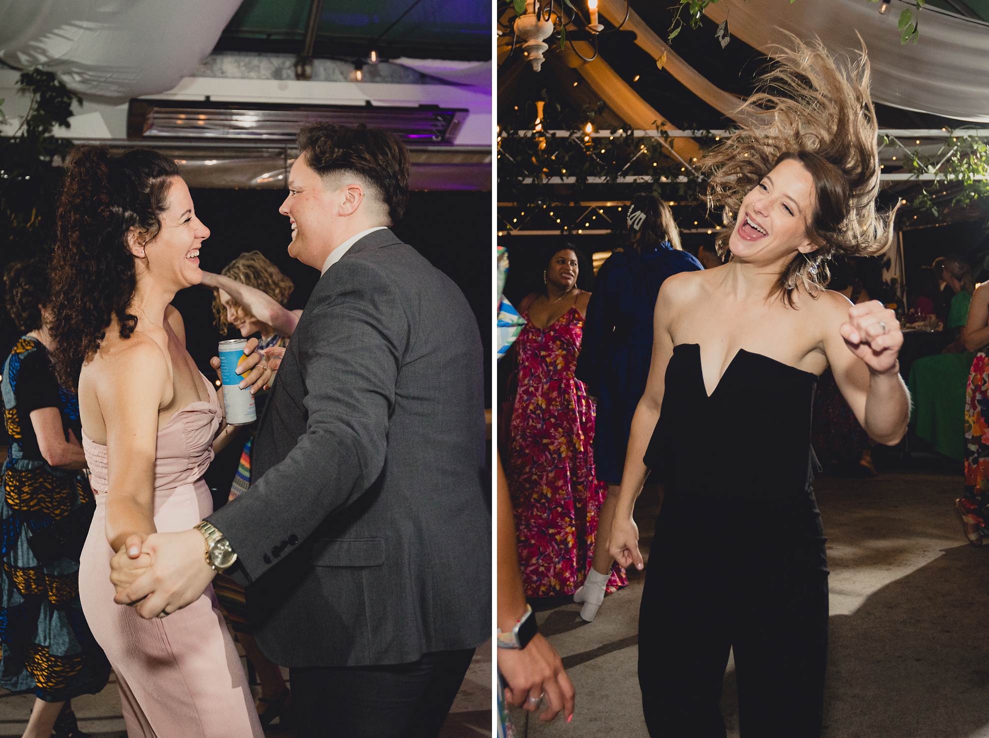 guests dance during wedding reception at the Terrace at Marcy Casino in Buffalo, NY