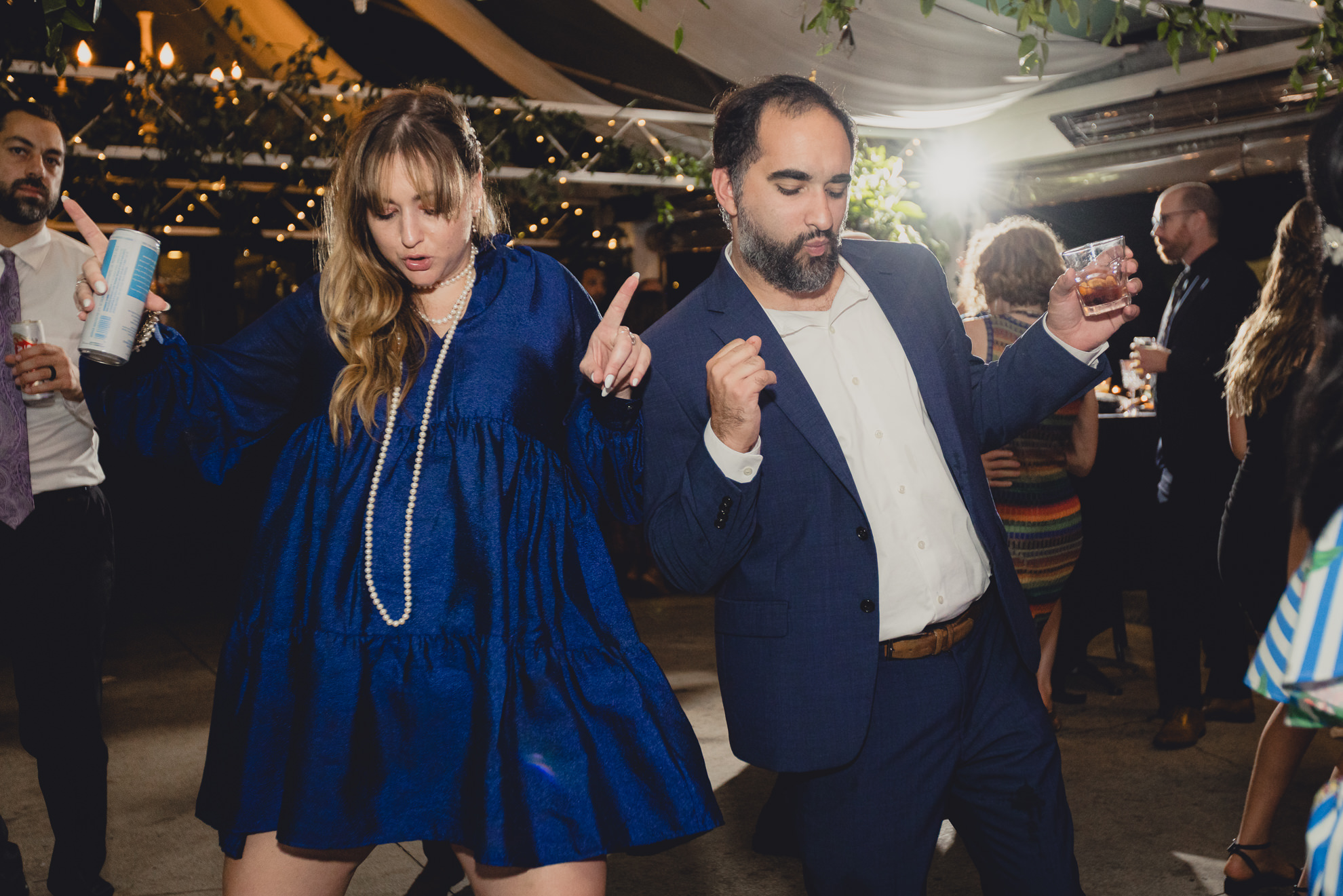 guests dance during wedding reception at the Terrace at Marcy Casino in Buffalo, NY