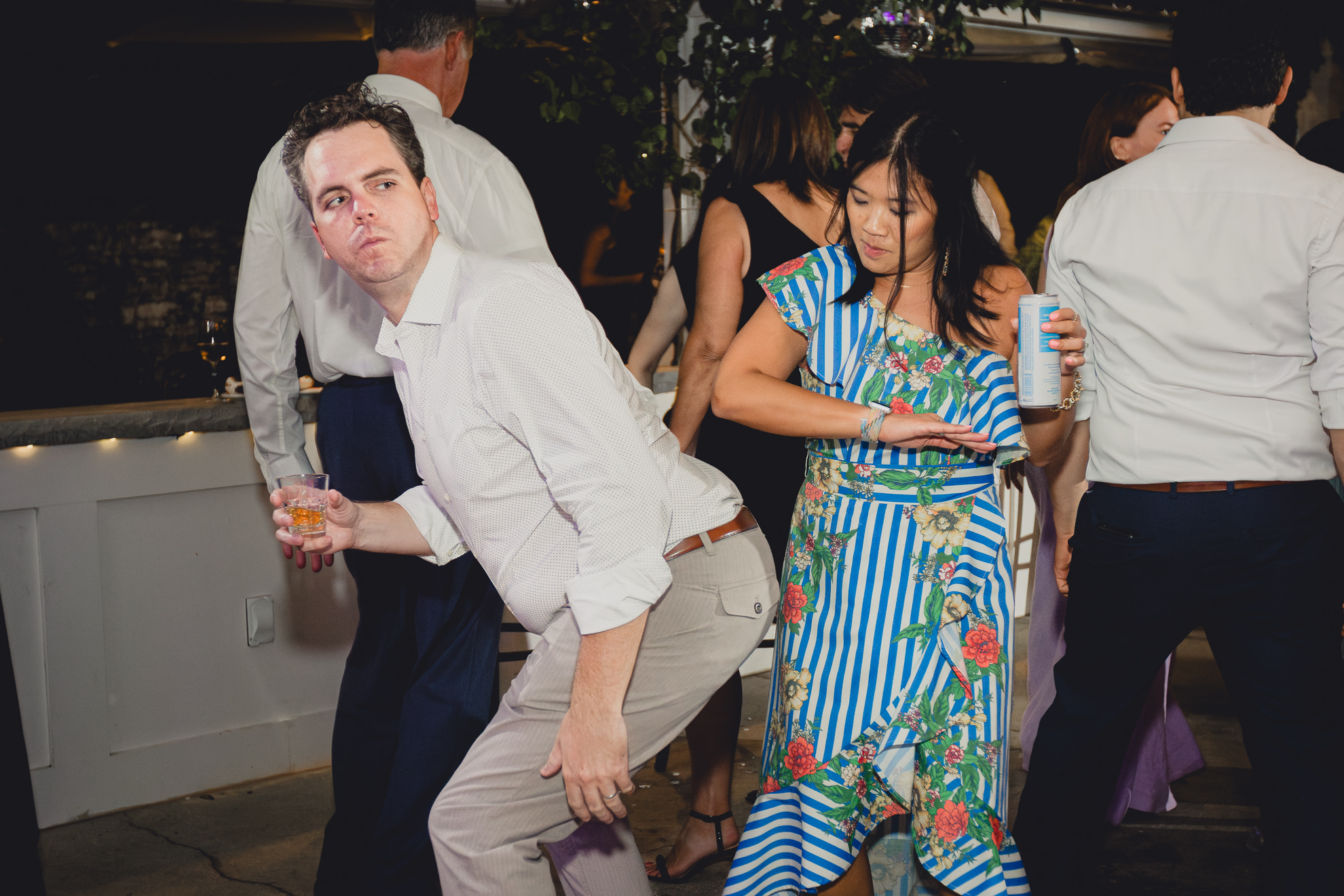 guests dance during wedding reception at the Terrace at Marcy Casino in Buffalo, NY