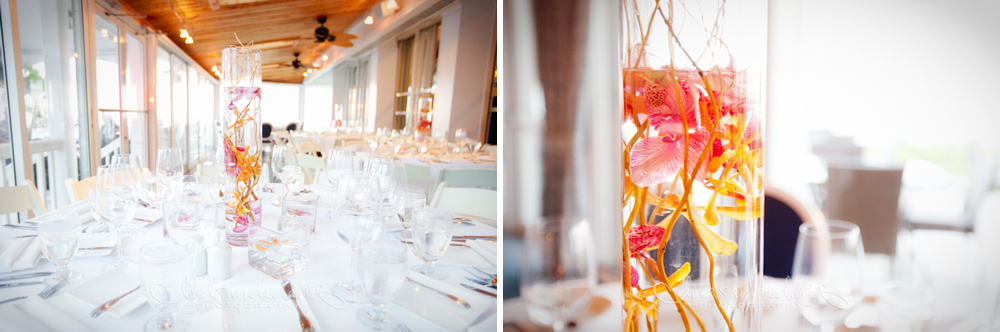 wedding decor on beach during destination reception on Gasparilla Island Boca Grande, FL