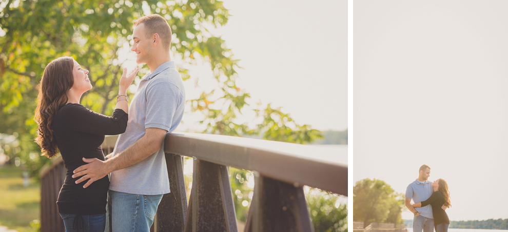 engagement photography in kayaks in buffalo ny