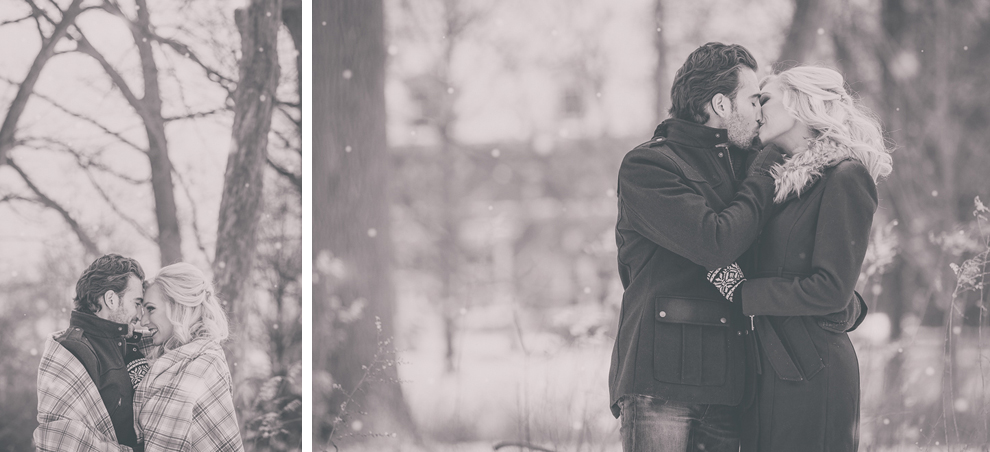 wedding engagement photography of couple at Delaware Park in Buffalo, NY
