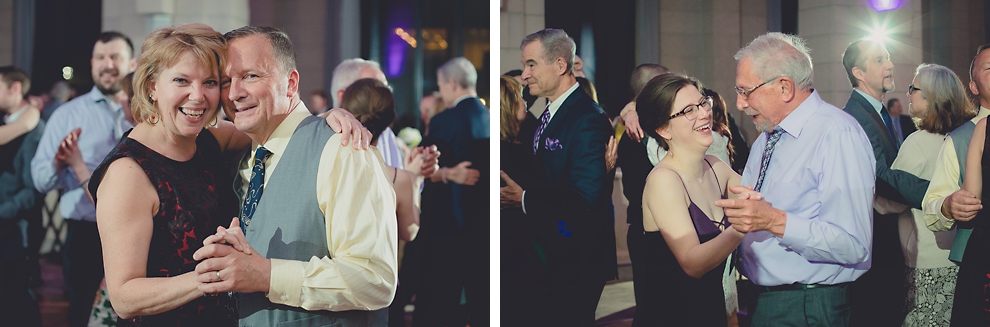 guests dance at ballroom wedding reception venue, the Admiral Room, in Buffalo, NY