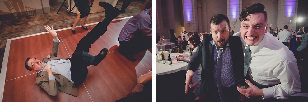 guests dance at ballroom wedding reception venue, the Admiral Room, in Buffalo, NY
