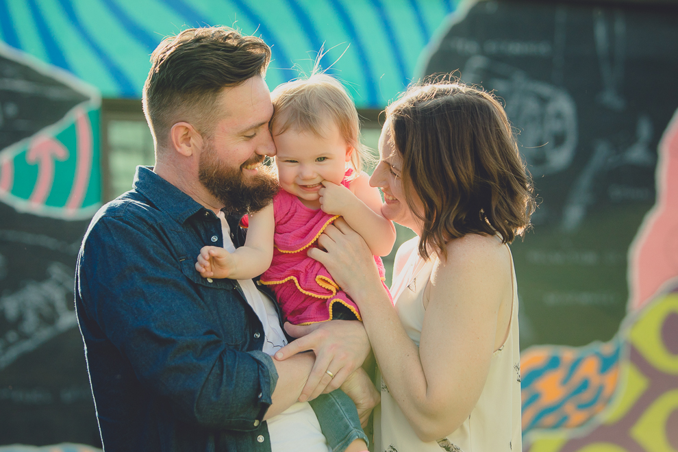 Family Portrait Photography in Buffalo, NY at Chandler St. Murals