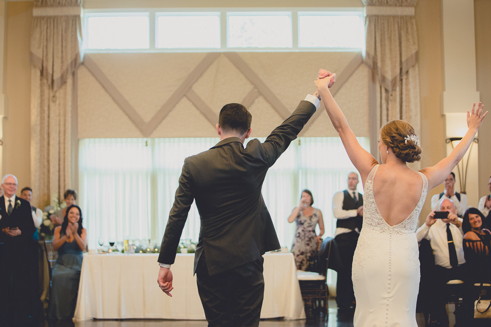 bride and groom dance during reception at avanti mansion wedding in Buffalo, NY