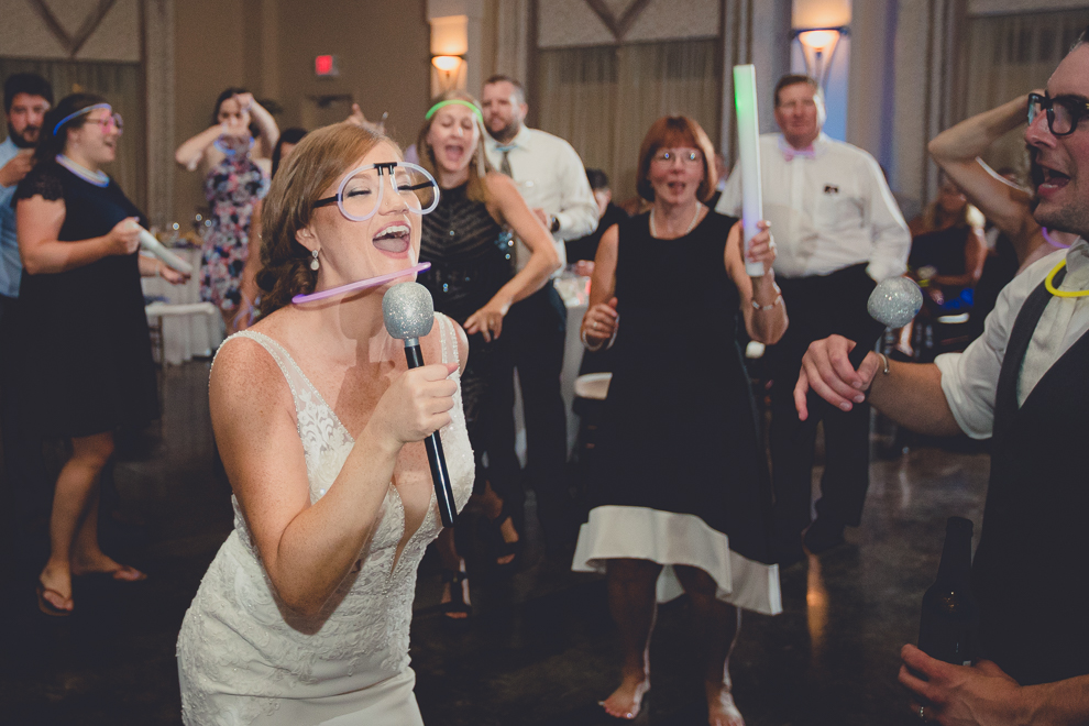 bride and groom dance during reception at avanti mansion wedding in Buffalo, NY