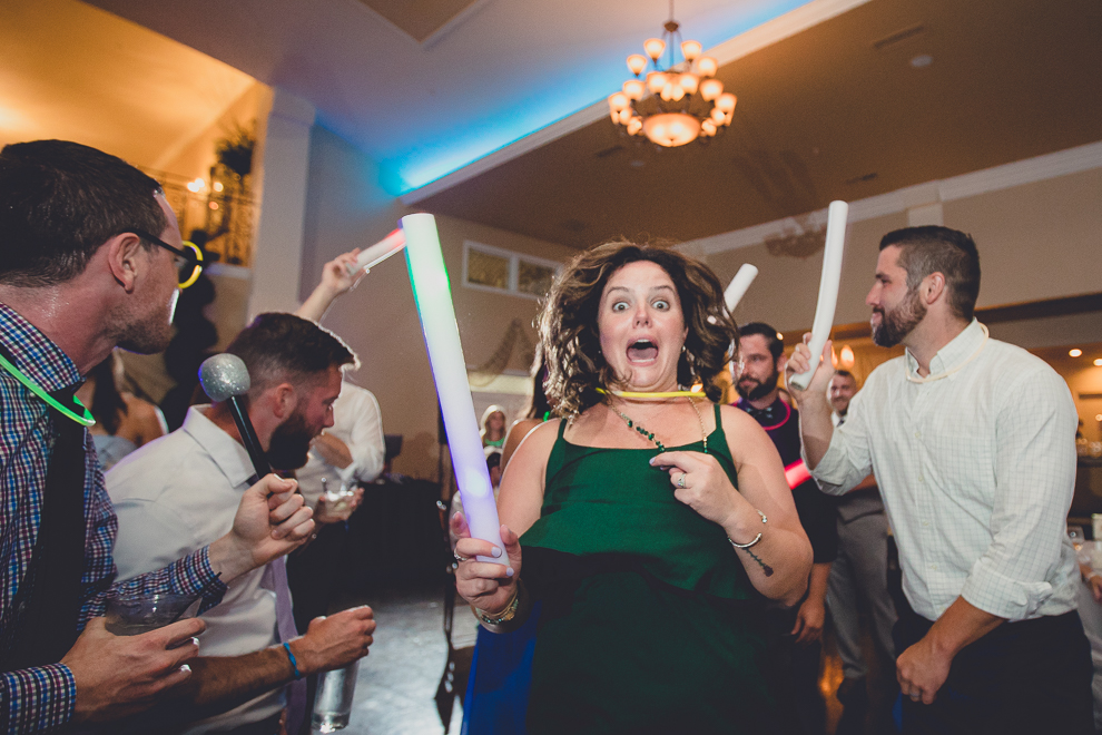 guest dance in ballroom at Avanti Mansion wedding in Buffalo, NY