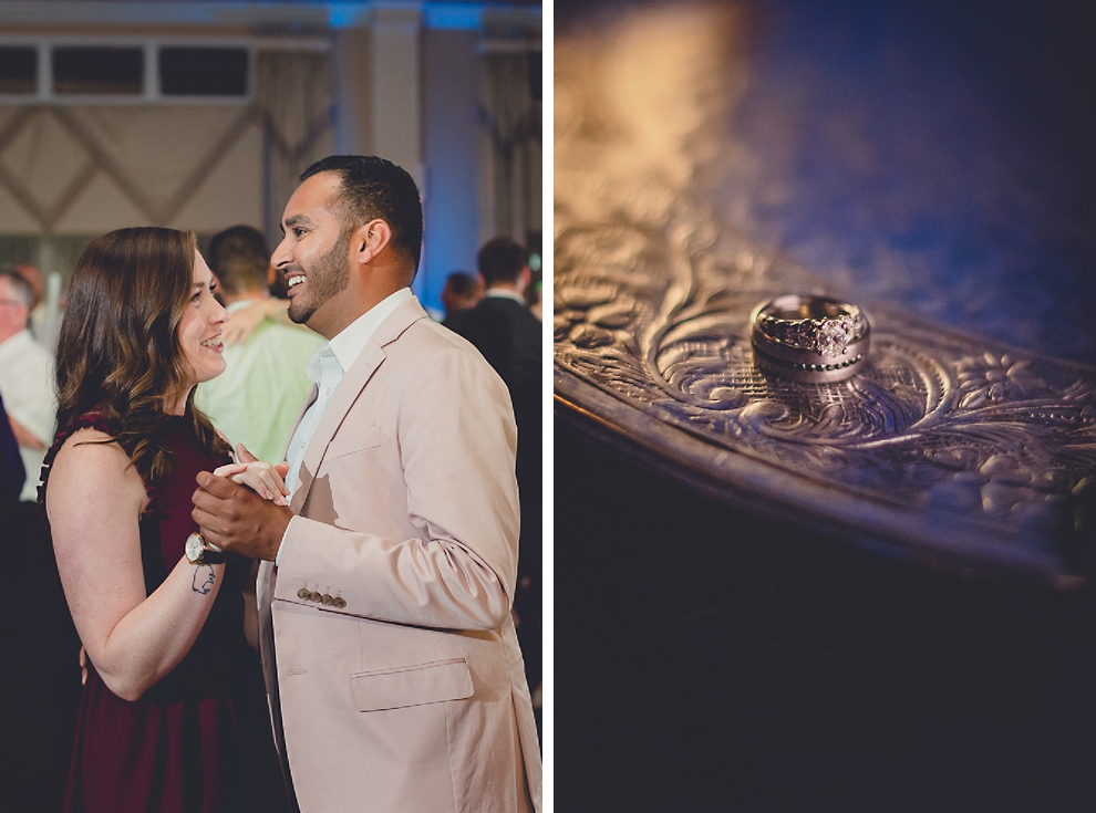 guest dance in ballroom at Avanti Mansion wedding in Buffalo, NY