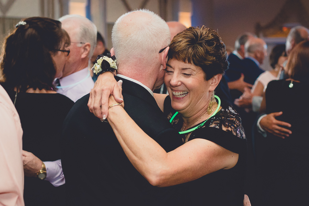 guest dance in ballroom at Avanti Mansion wedding in Buffalo, NY
