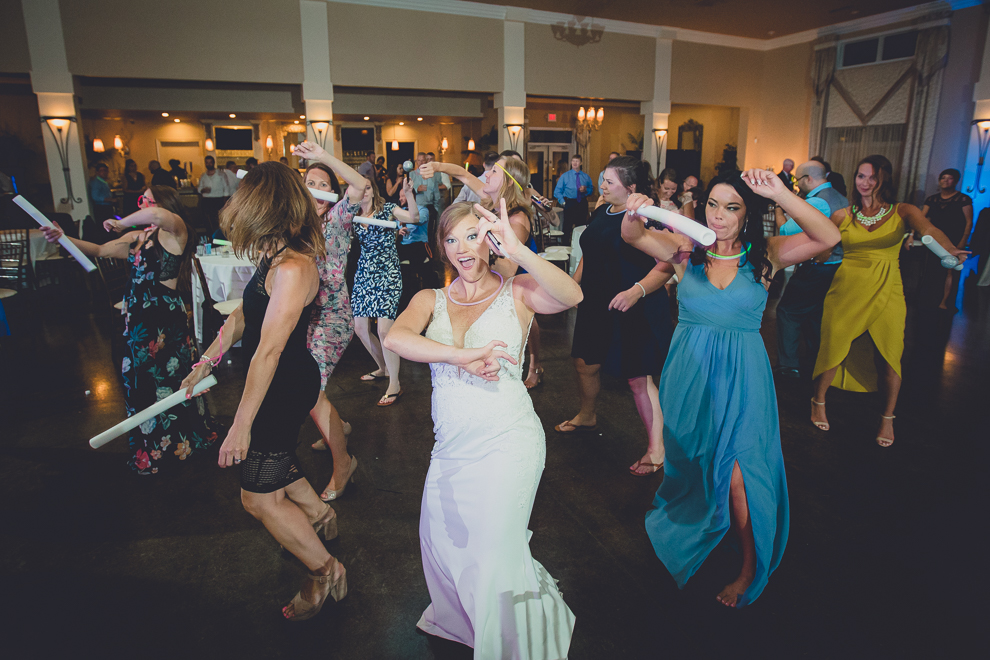 guest dance in ballroom at Avanti Mansion wedding in Buffalo, NY