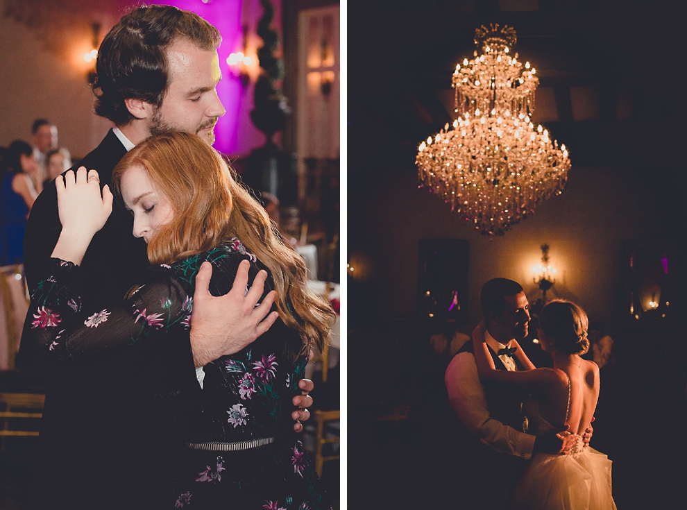 guests dance in Terrace Room at the Statler City wedding reception venue in Buffalo, NY