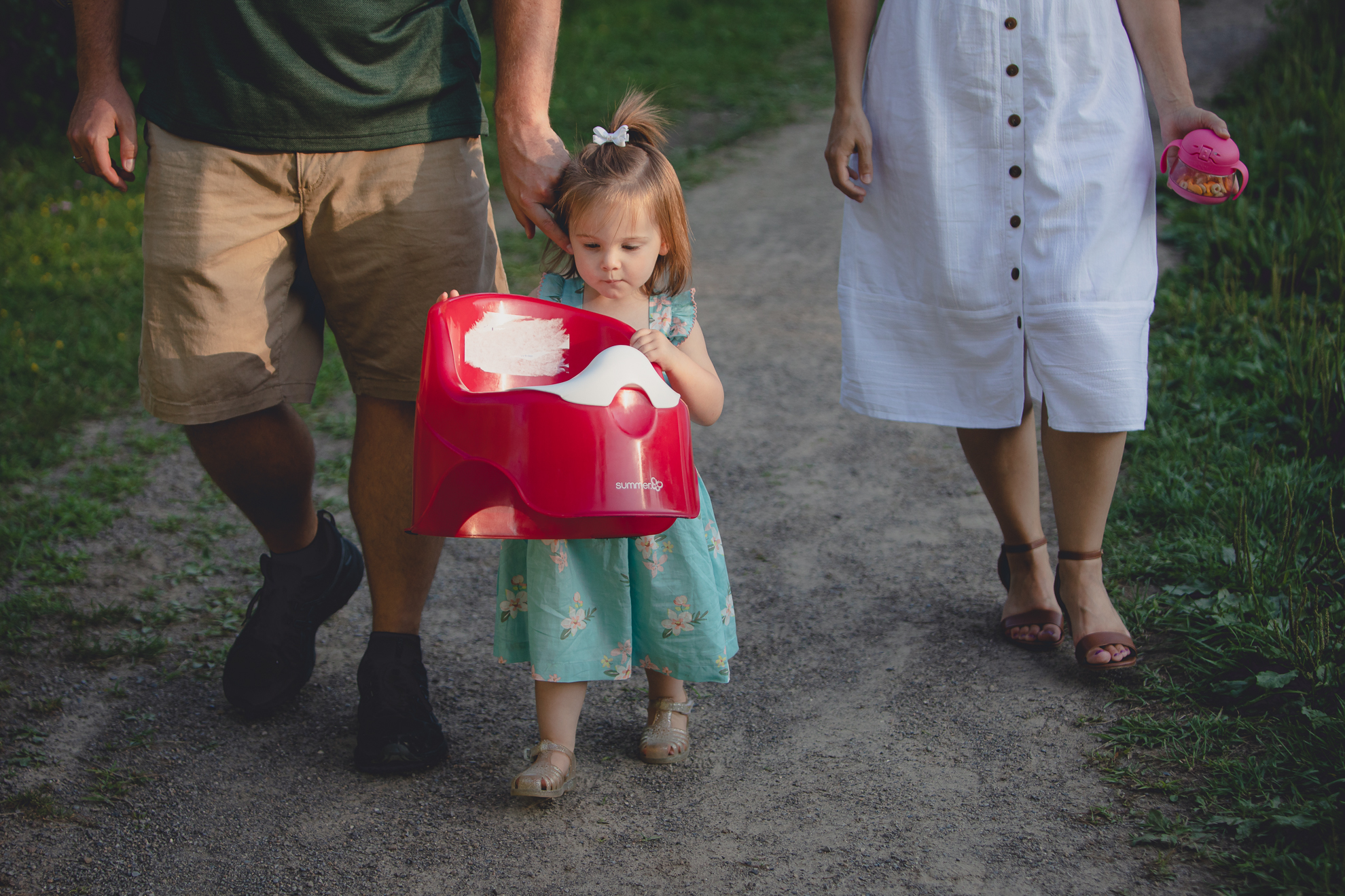 child carries poddy during family portrait photography session at Knox Farm in East Aurora, a small town near Buffalo