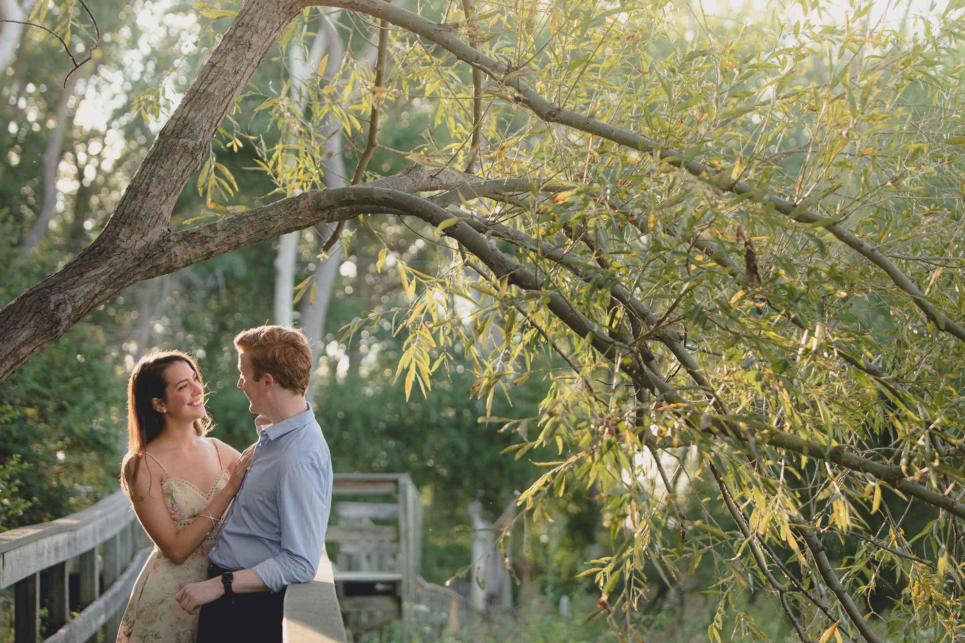Courtney Woods and John Stevens wedding engagement portrait photography at Tifft Nature Preserve in Buffalo, NY