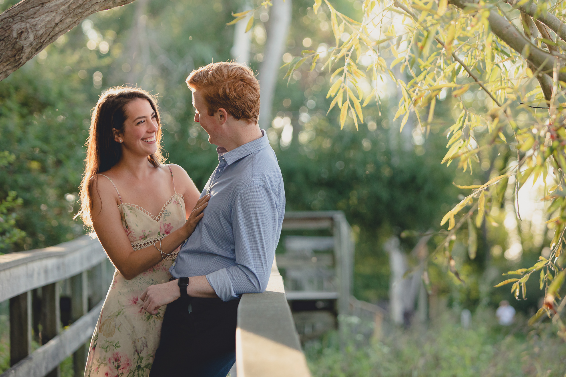 Courtney Woods and John Stevens wedding engagement portrait photography at Tifft Nature Preserve in Buffalo, NY