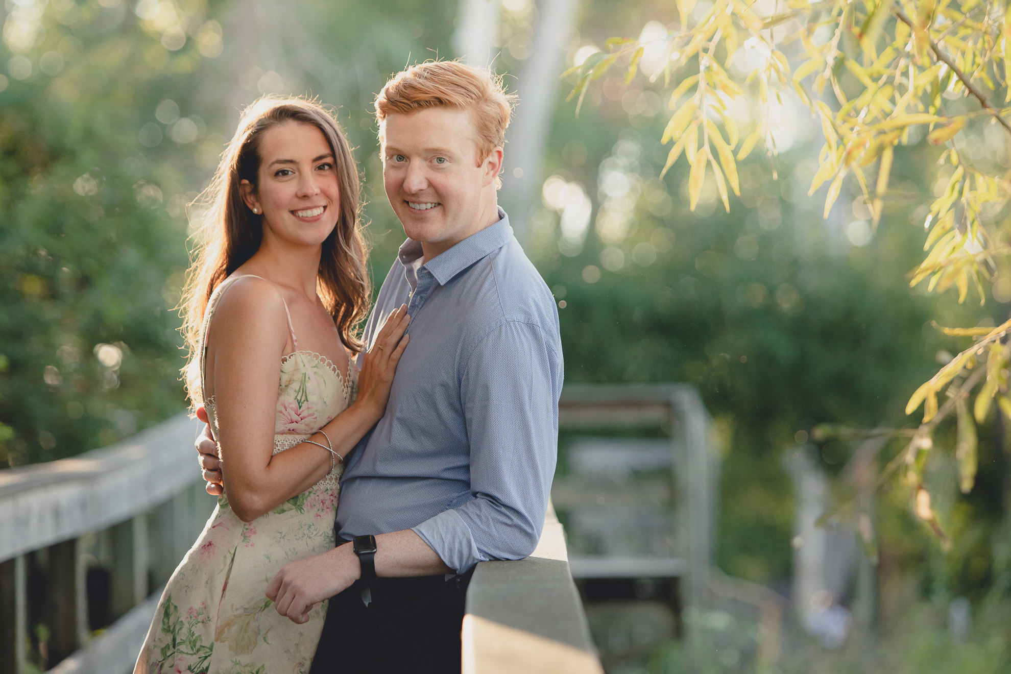 Courtney Woods and John Stevens wedding engagement portrait photography at Tifft Nature Preserve in Buffalo, NY