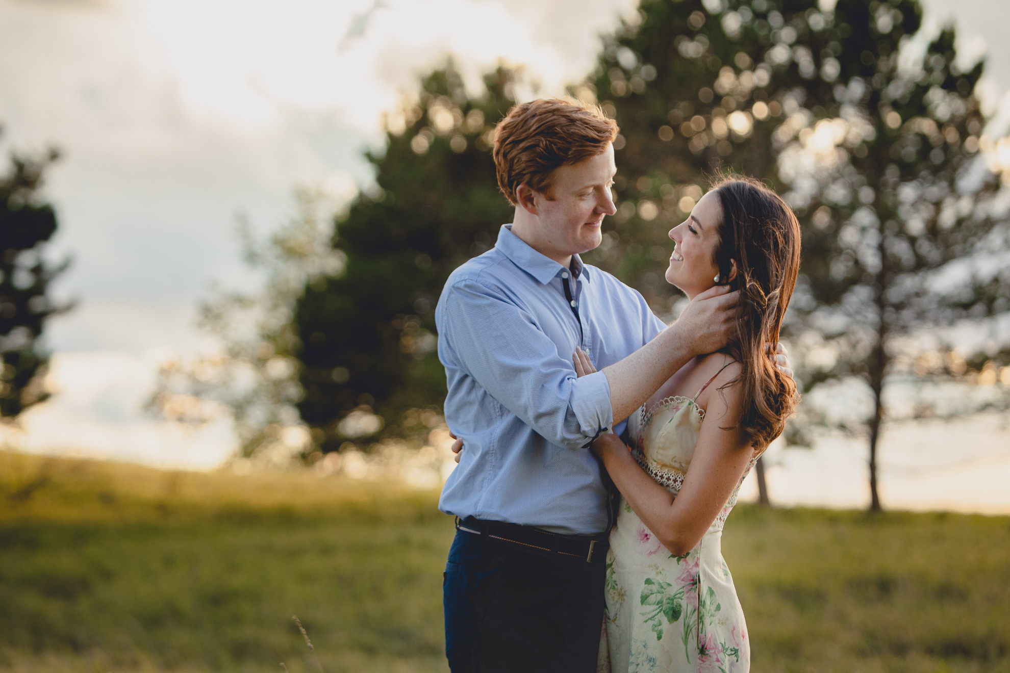 Courtney Woods and John Stevens wedding engagement portrait photography at Tifft Nature Preserve in Buffalo, NY
