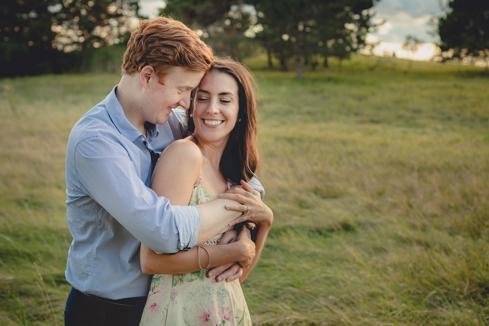 Courtney Woods and John Stevens wedding engagement portrait photography at Tifft Nature Preserve in Buffalo, NY