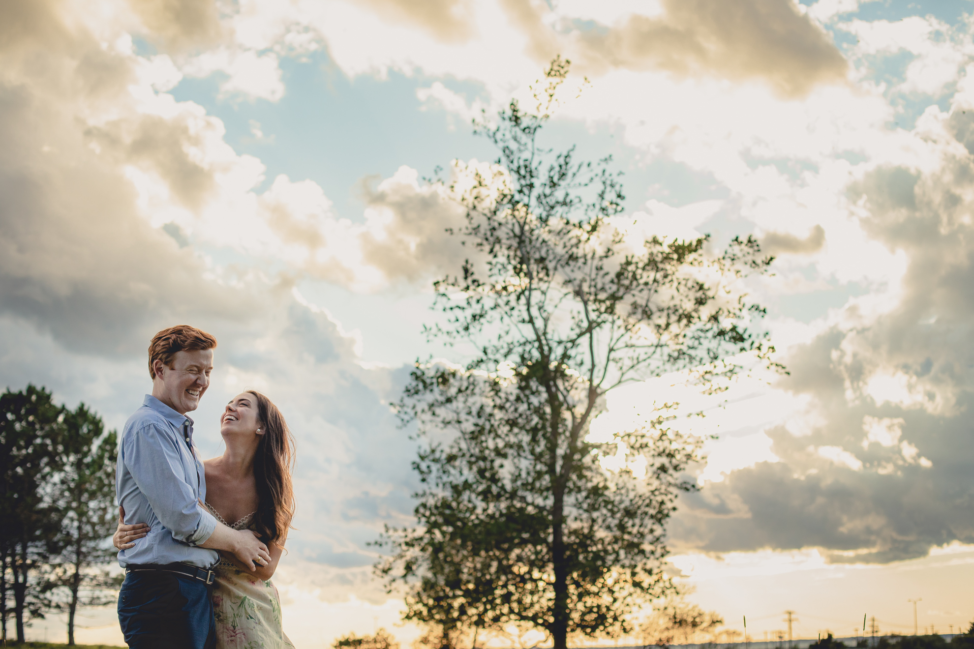 Courtney Woods and John Stevens wedding engagement portrait photography at Tifft Nature Preserve in Buffalo, NY