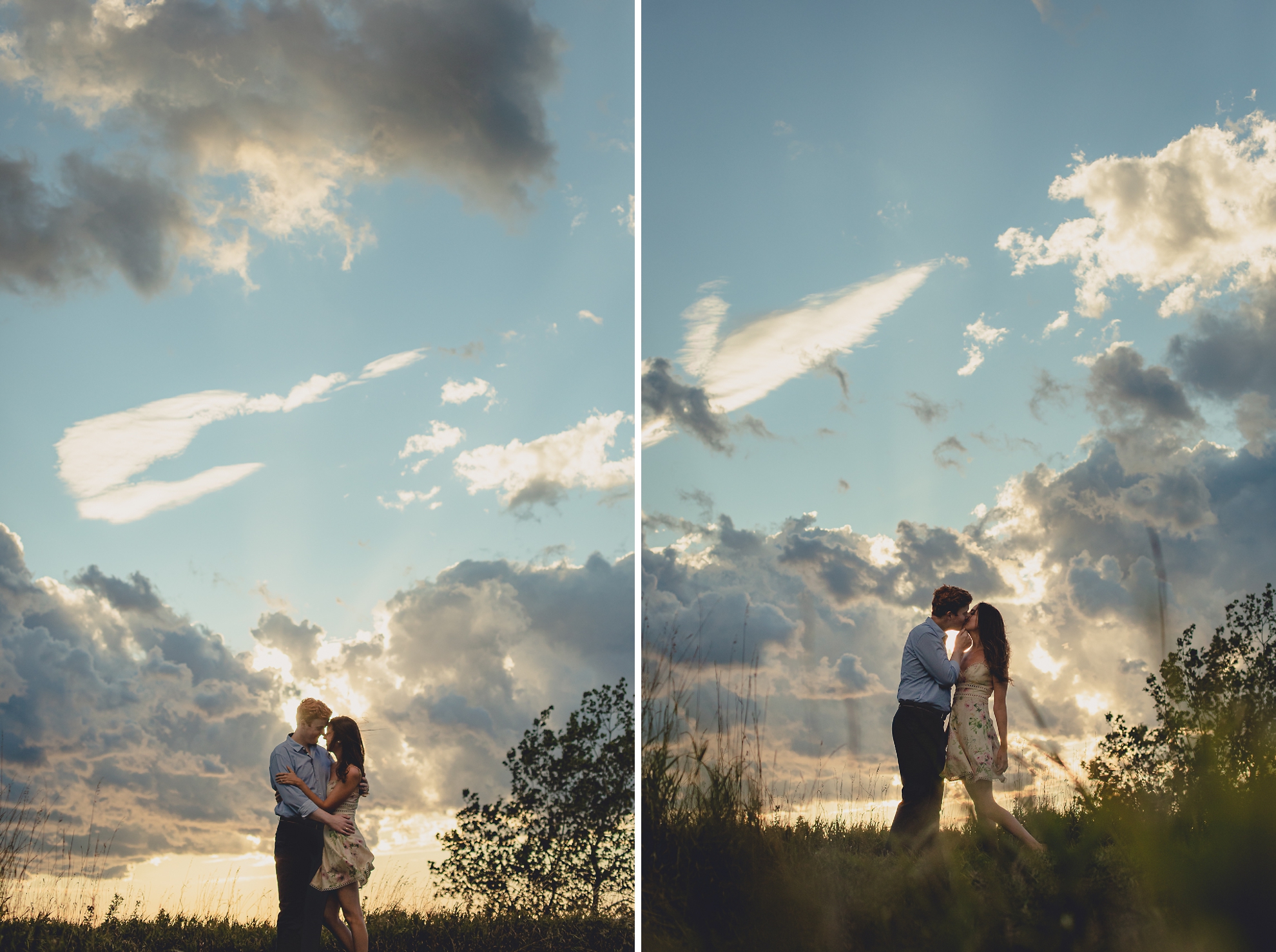 Courtney Woods and John Stevens wedding engagement portrait photography at Tifft Nature Preserve in Buffalo, NY