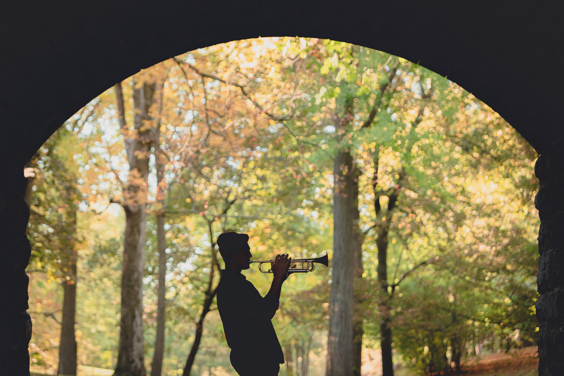 high school senior portrait photography at Ivy Bridge in Delaware Park in Buffalo, NY