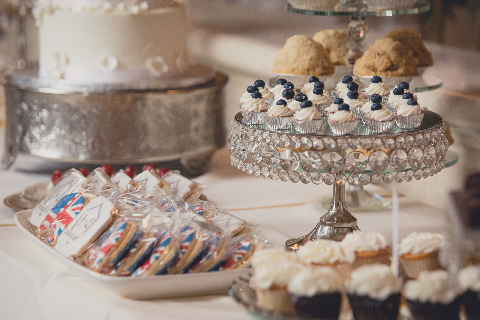 wedding dessert decor at Admiral Room Ballroom wedding reception venue in downtown Buffalo, NY