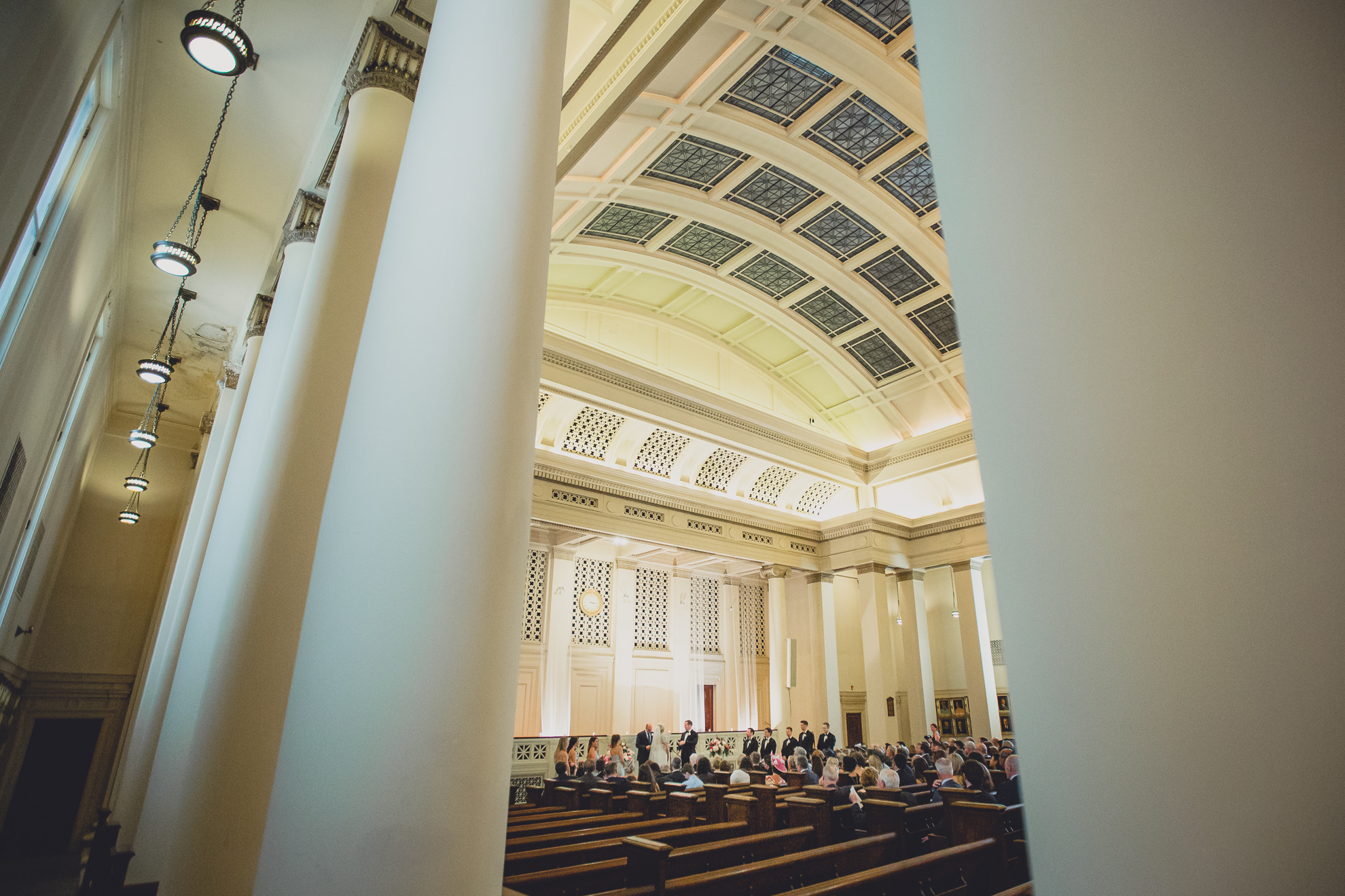 wedding ceremony at Karpeles Manuscript Library in Buffalo, NY