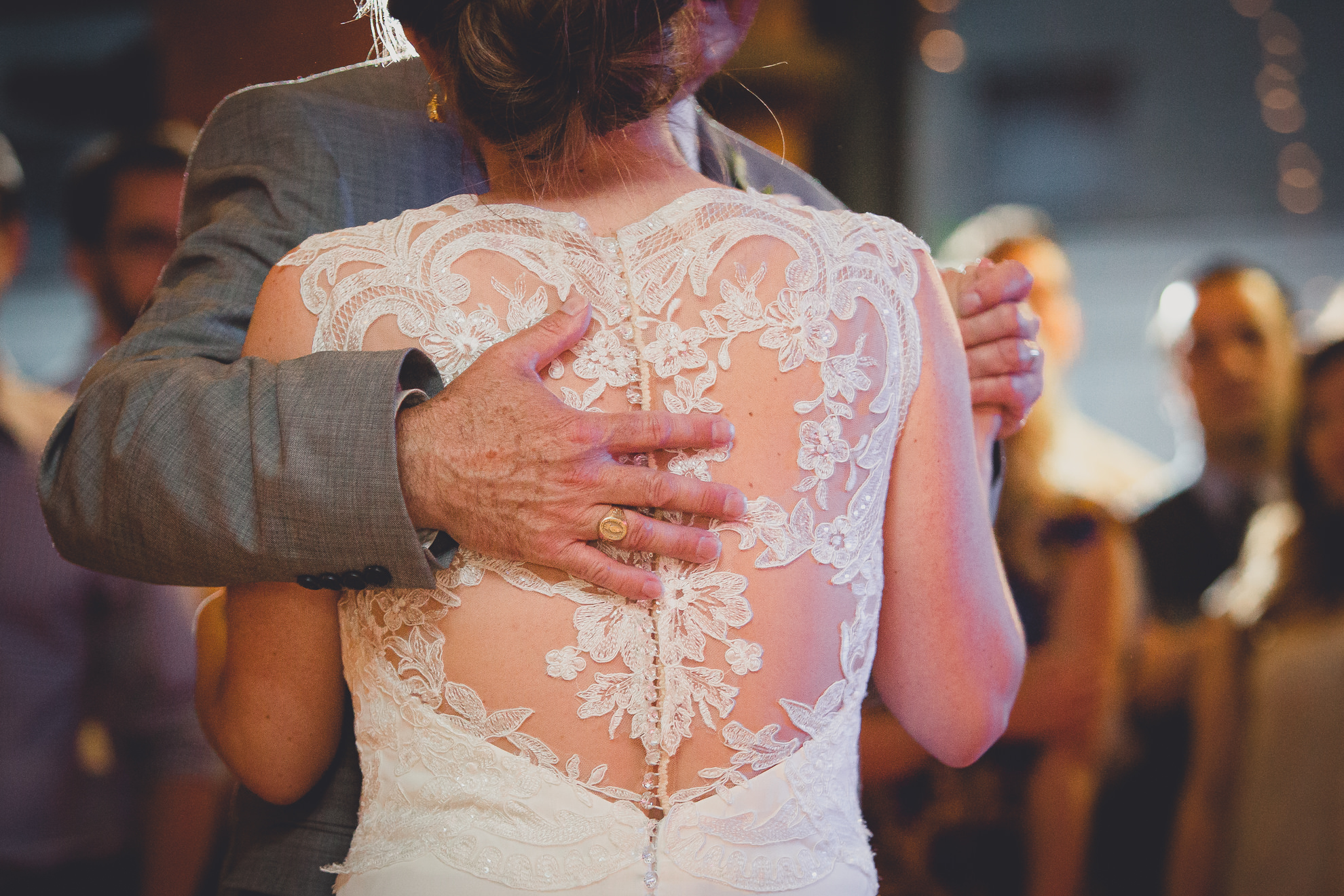 bride and dad dance at wedding reception venue Pearl at the Webb in Buffalo, NY