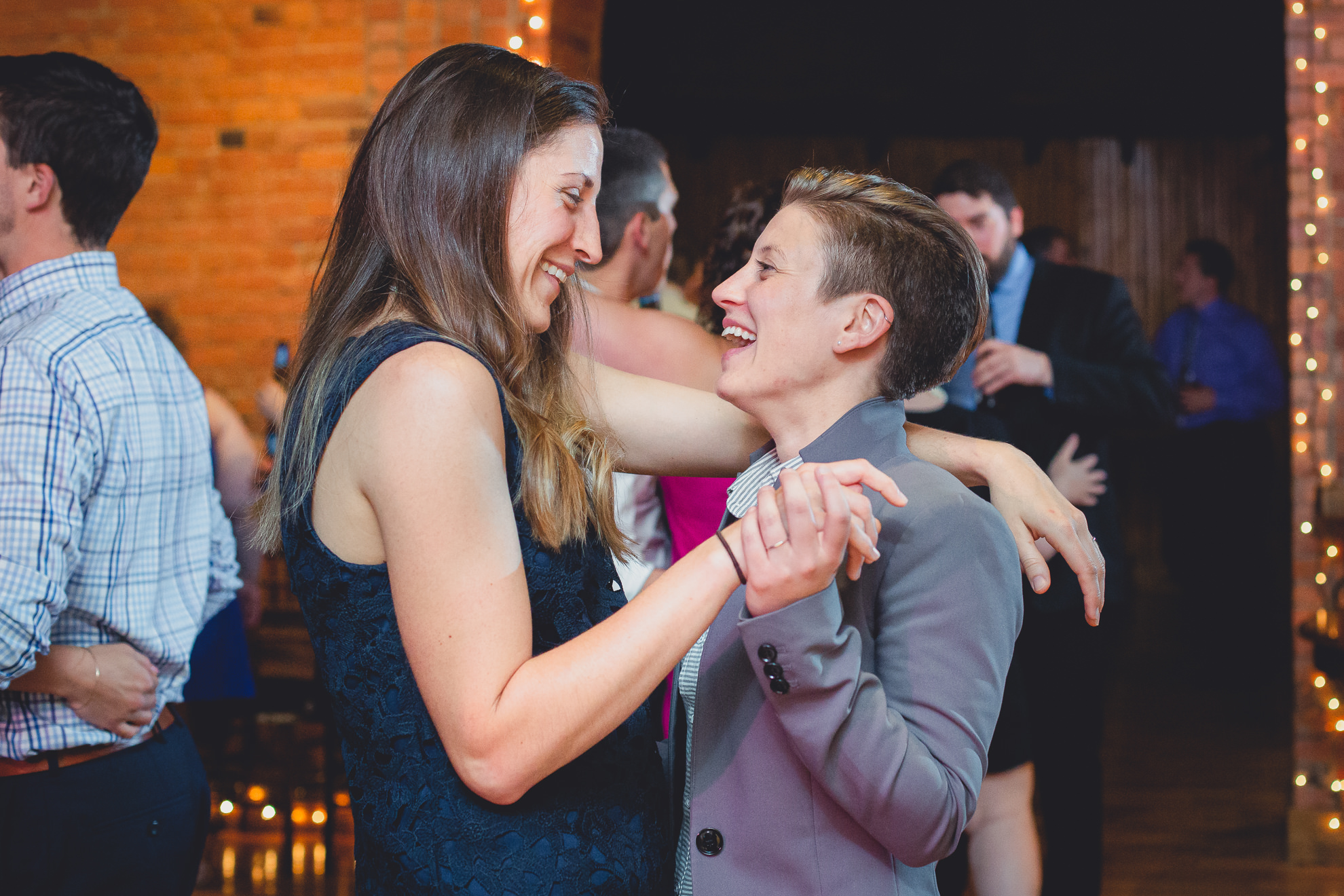 guests dance at wedding reception venue Pearl at the Webb in Buffalo, NY