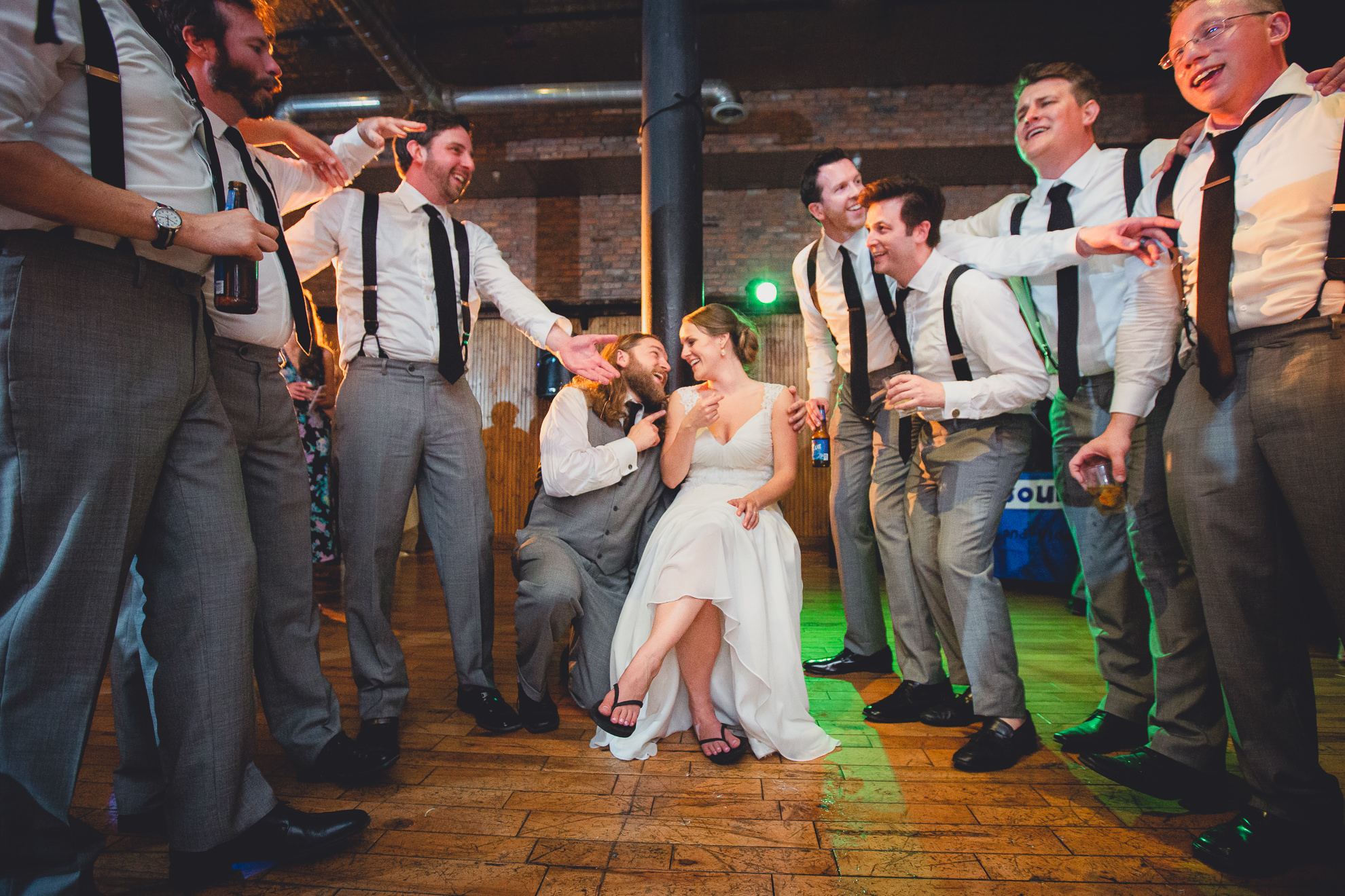 guests dance at wedding reception venue Pearl at the Webb in Buffalo, NY