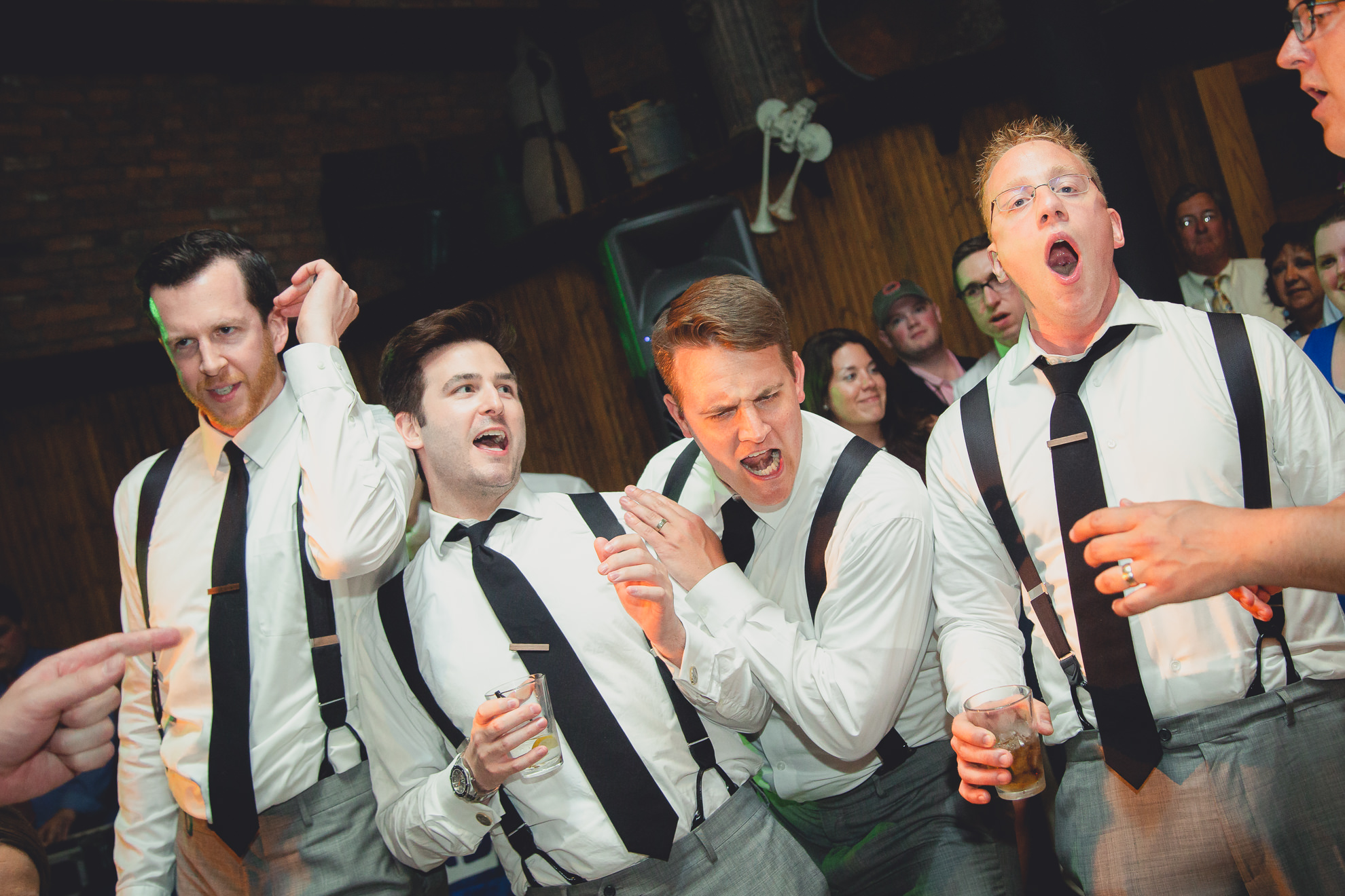 guests dance at wedding reception venue Pearl at the Webb in Buffalo, NY