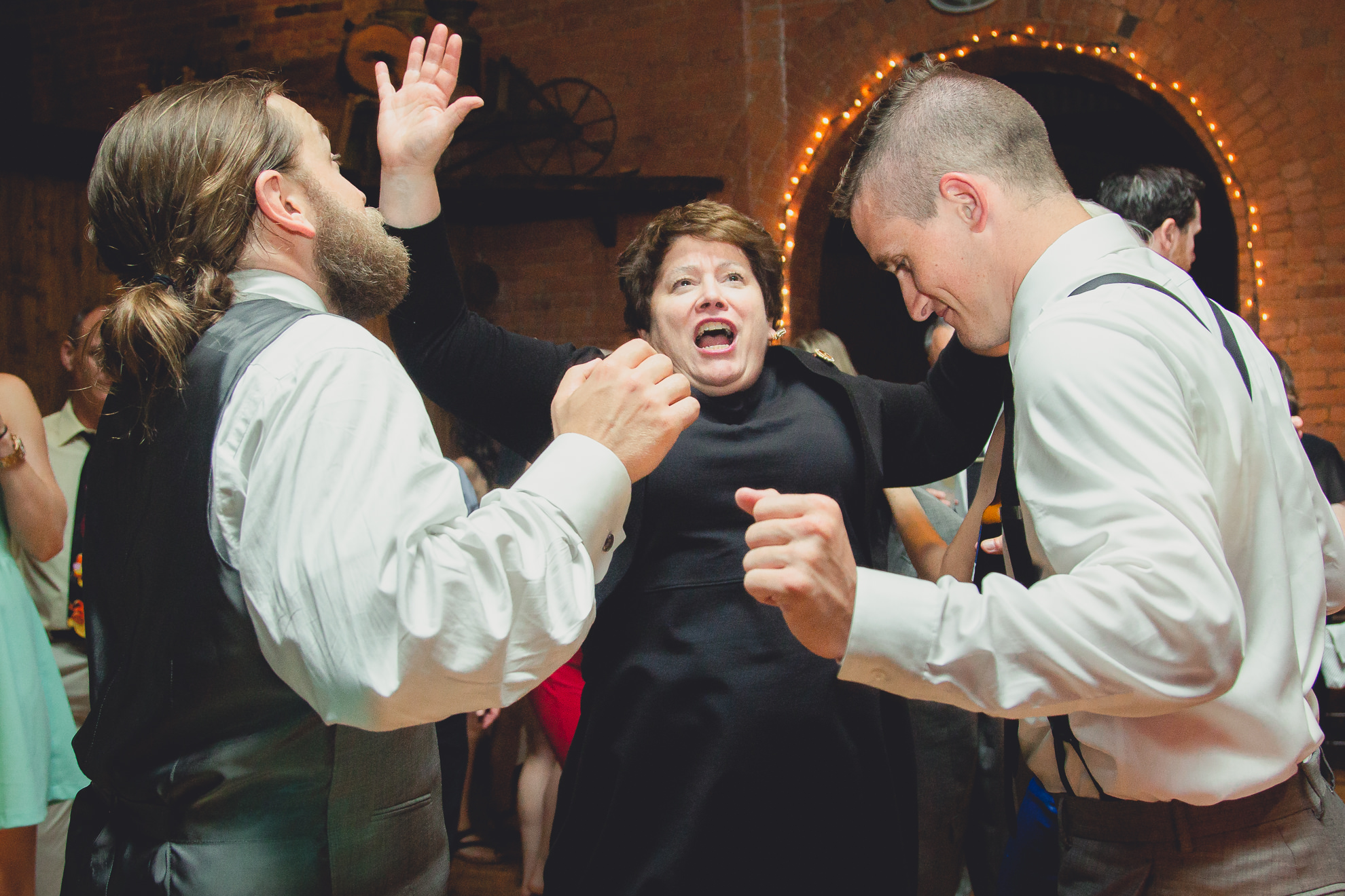 guests dance at wedding reception venue Pearl at the Webb in Buffalo, NY