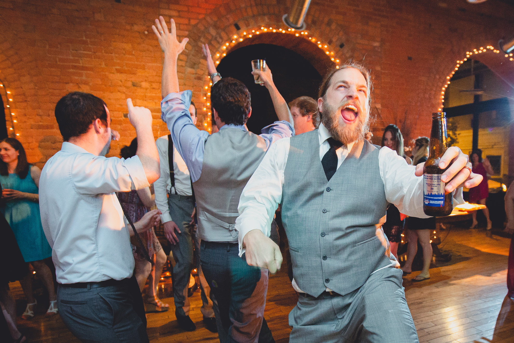 guests dance at wedding reception venue Pearl at the Webb in Buffalo, NY