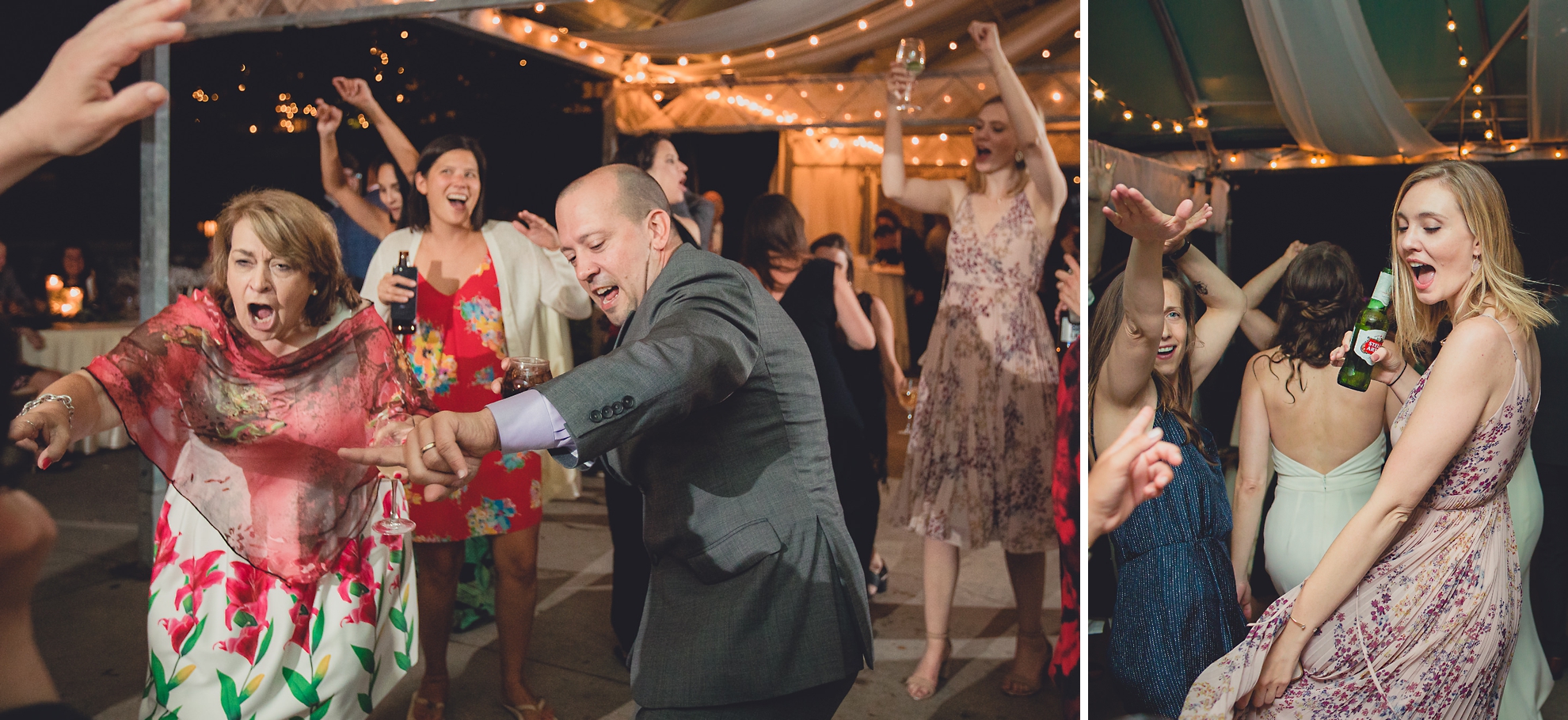 guests dance during wedding at Marcy Casino in Delaware Park in Buffalo, NY