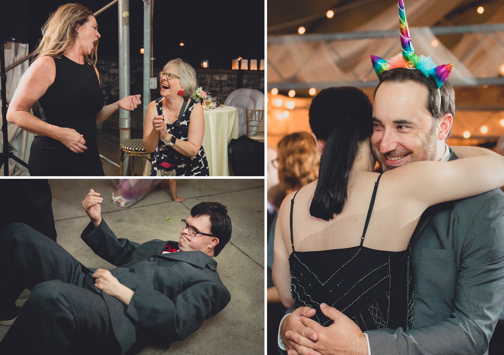 guests dance during wedding at Marcy Casino in Delaware Park in Buffalo, NY