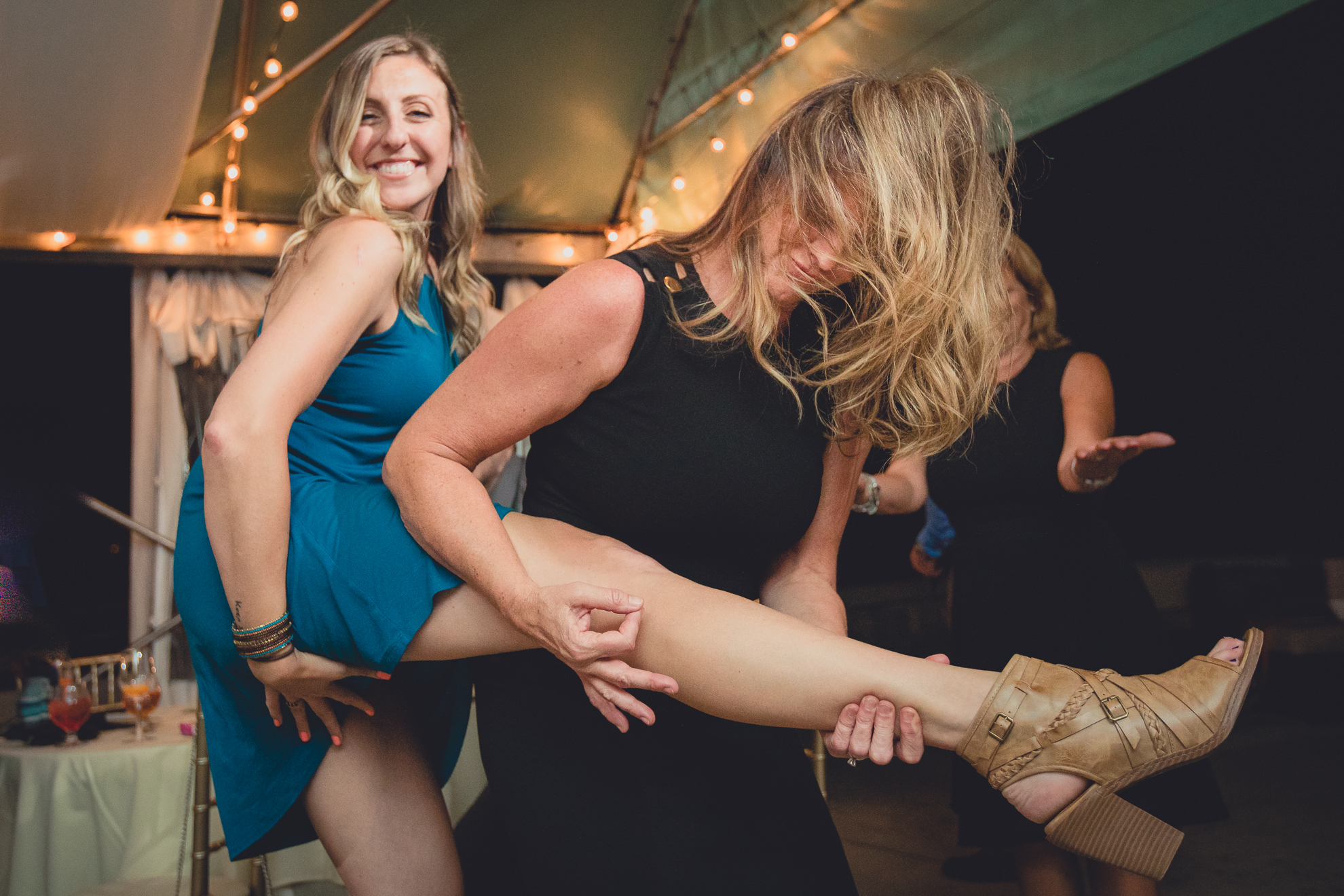 guests dance during wedding at Marcy Casino in Delaware Park in Buffalo, NY