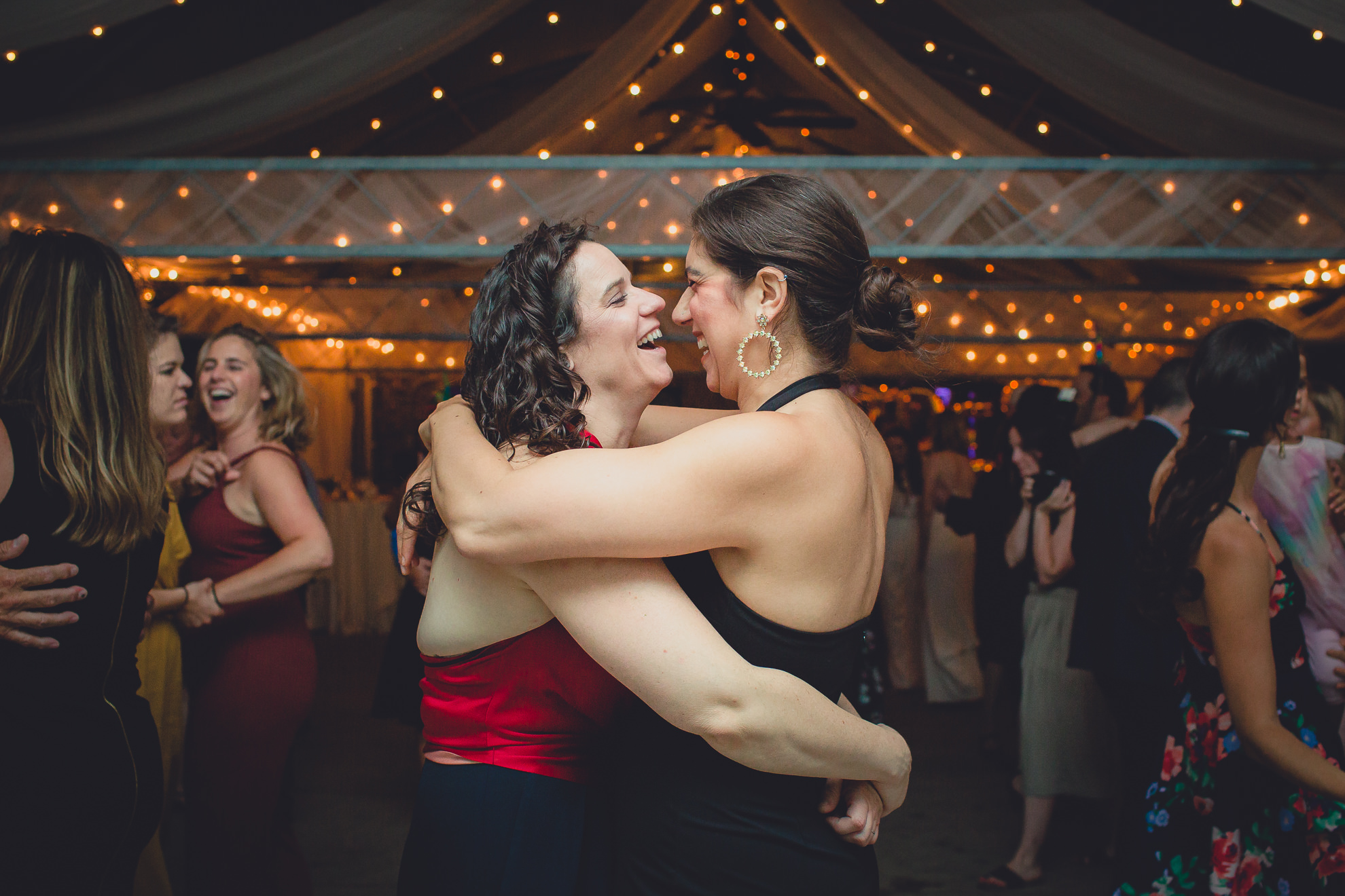 guests dance during wedding at Marcy Casino in Delaware Park in Buffalo, NY