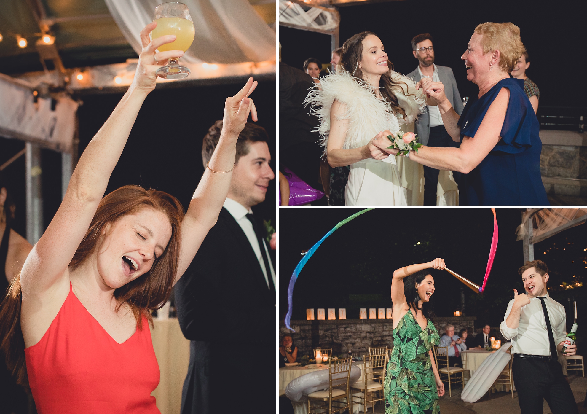 guests dance during wedding at Marcy Casino in Delaware Park in Buffalo, NY
