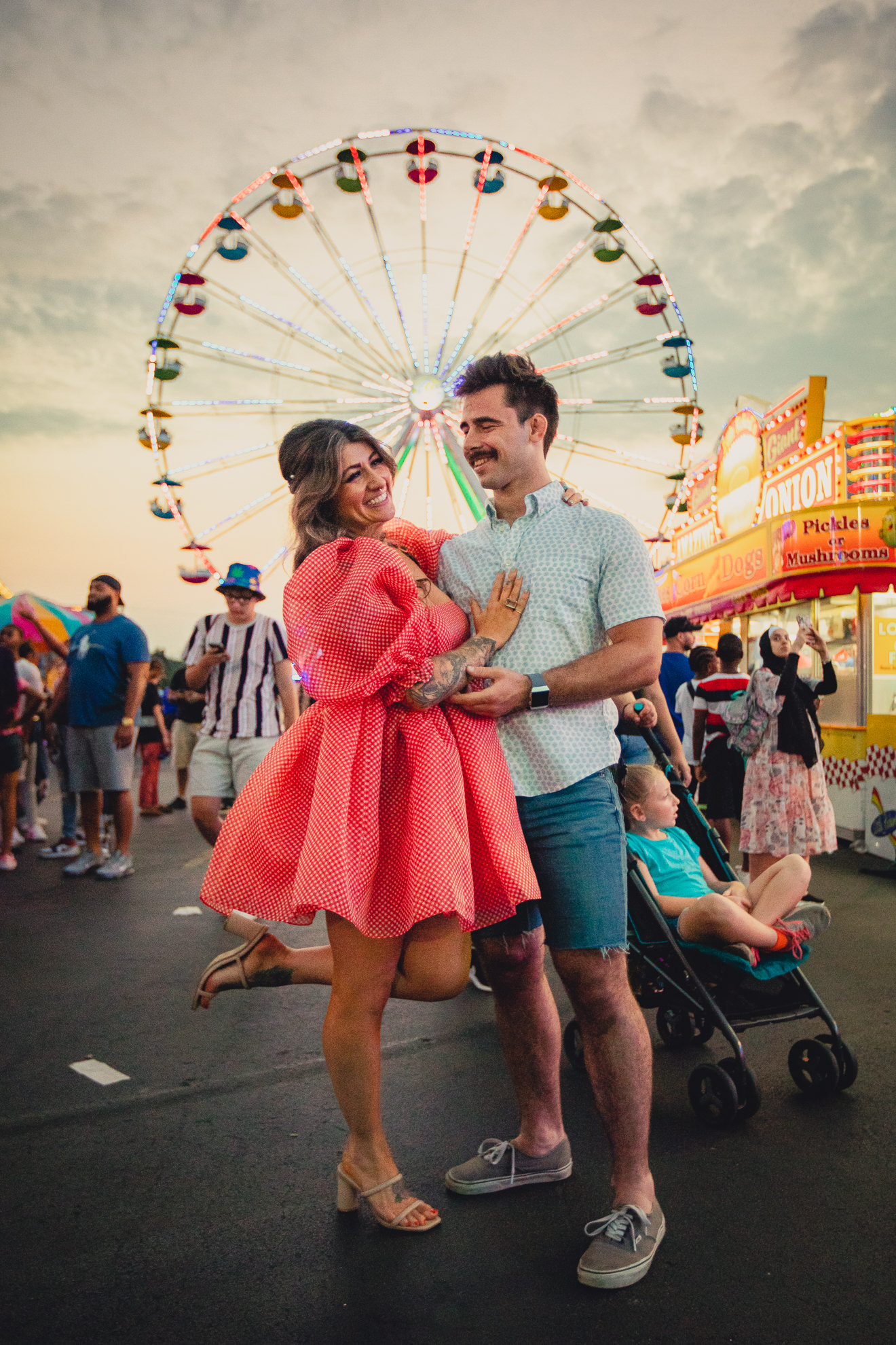 Erie County Fair Engagement Photos