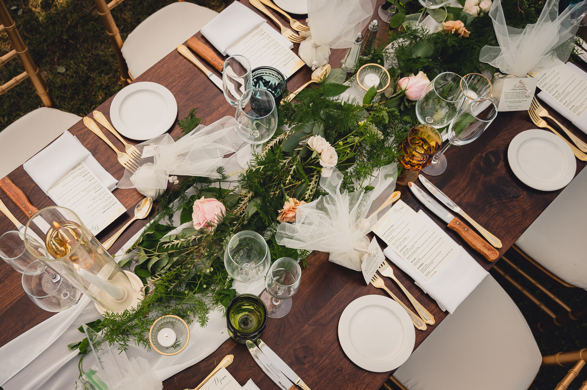 backyard tented wedding decor and rentals in Buffalo, NY