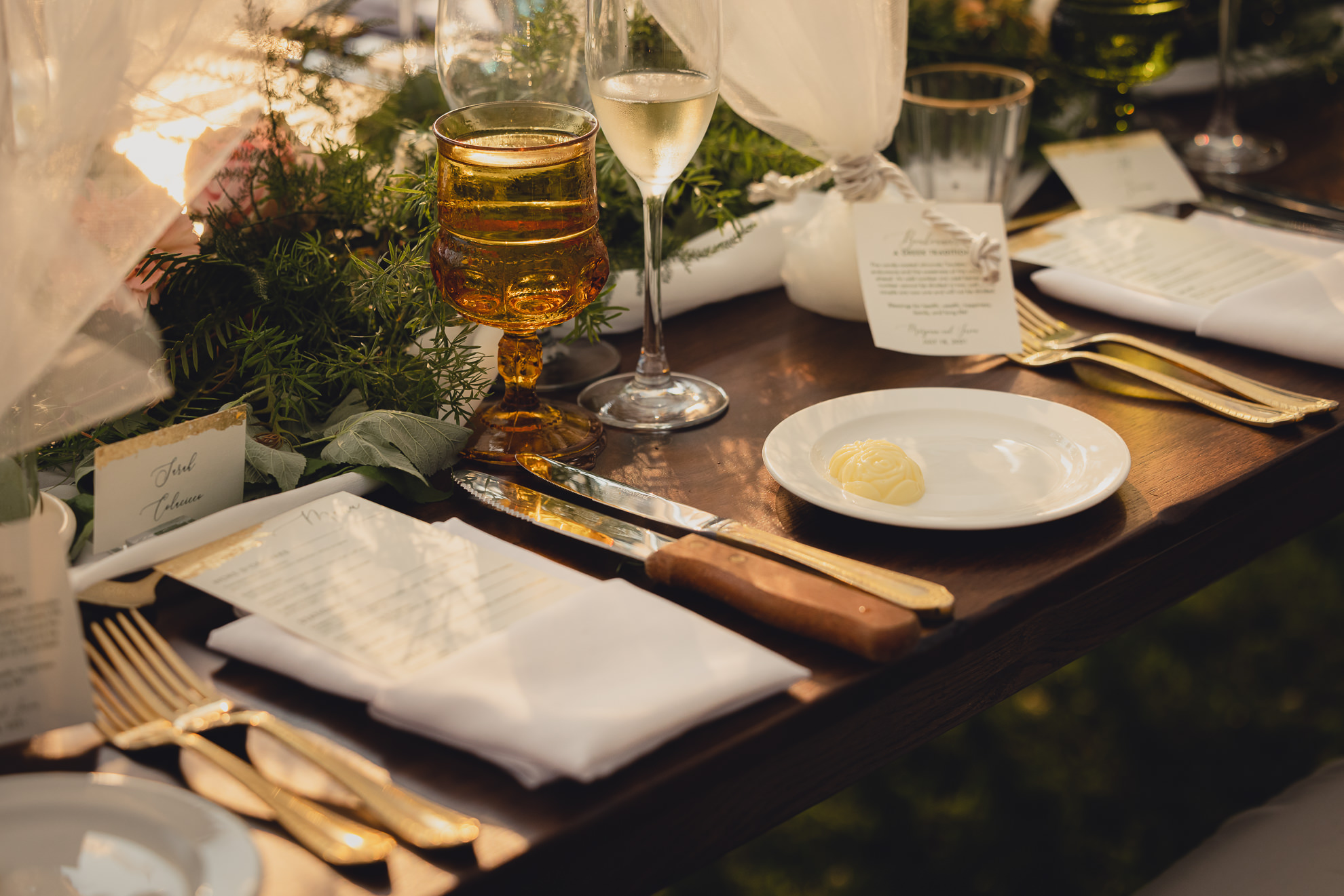 backyard tented wedding decor and rentals in Buffalo, NY