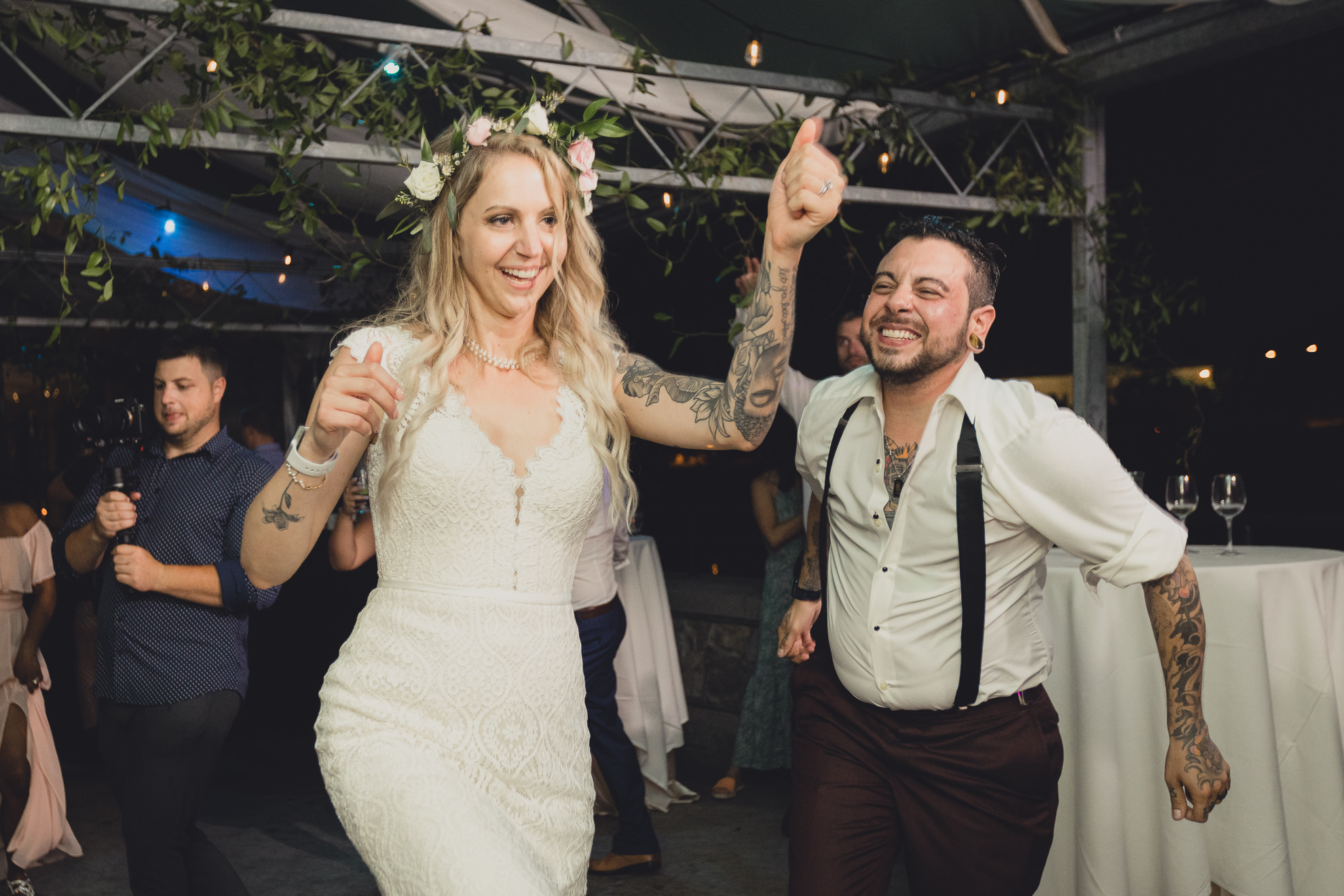 bride and groom dance during wedding at Marcy Casino in Buffalo, NY
