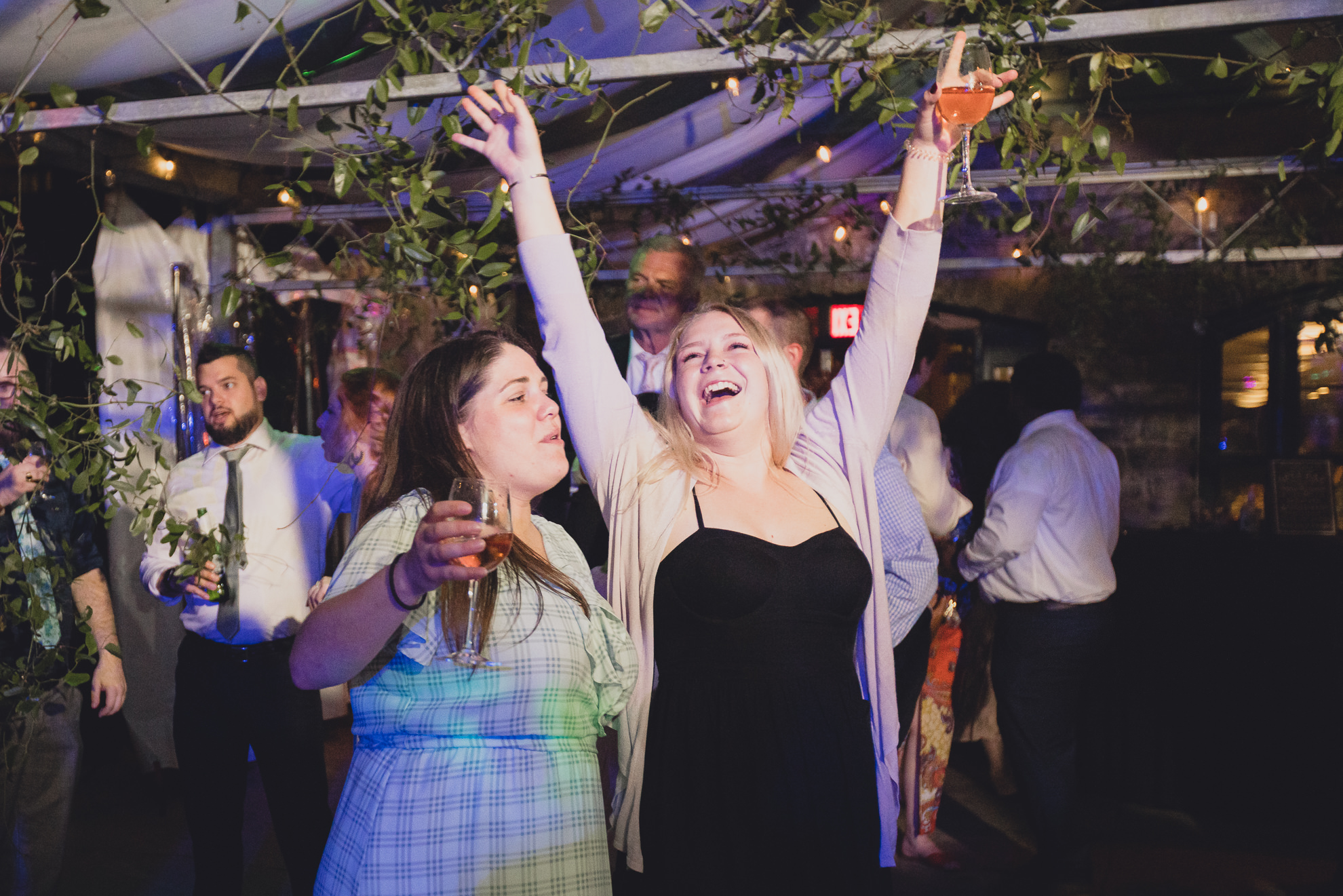 guests dance during wedding at Marcy Casino in Buffalo, NY